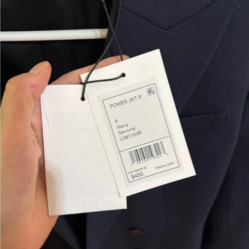 Theory Navy Blazer - Picture 4 of 8